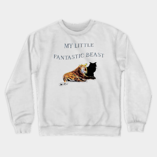 My Little Fantastic Beast Crewneck Sweatshirt by ShrodingerCats